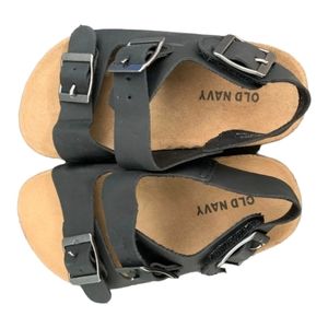 Faux Leather Double Buckle Boys Girls Toddler Sandals